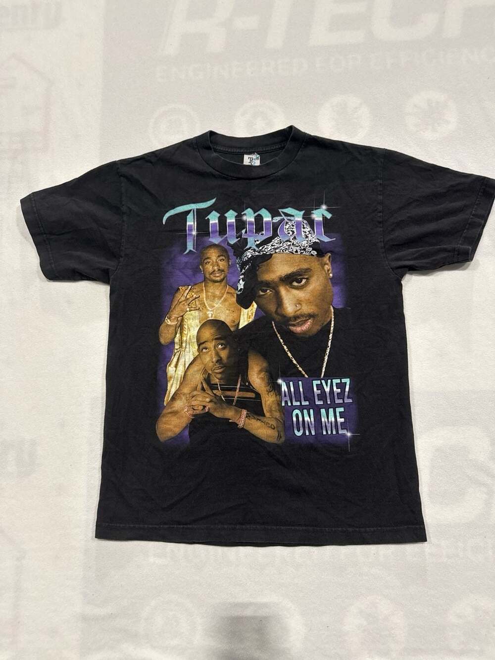 TeeStyled Tupac All Eyez on Me Rap Graphic Heavyweight T-Shirt